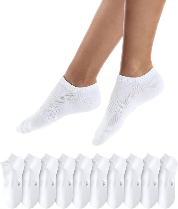 Unisex Everyday Ankle Socks 10-Pack