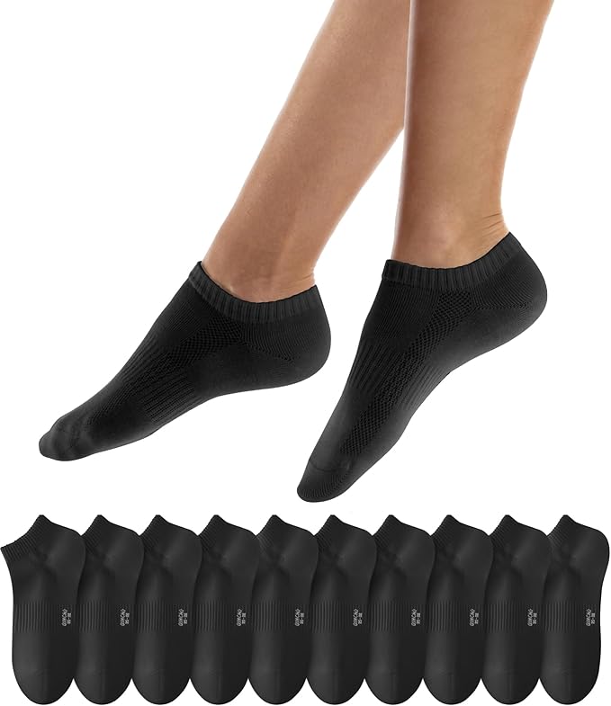 Unisex Everyday Ankle Socks 10-Pack