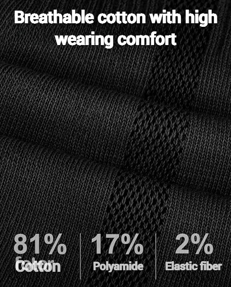 Unisex Everyday Ankle Socks 6-Pack