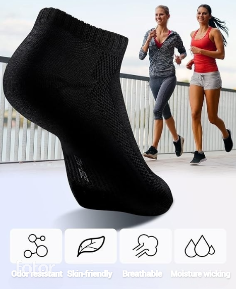Unisex Everyday Ankle Socks 6-Pack