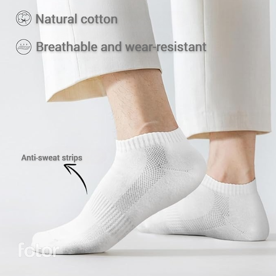 Unisex Everyday Ankle Socks 6-Pack
